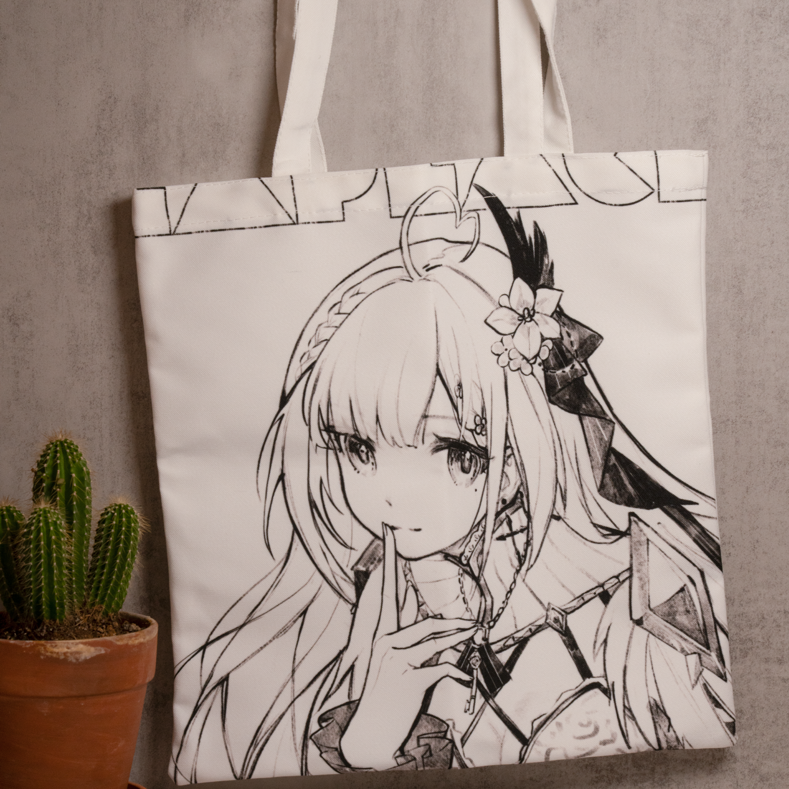 Milky Green Undead of the Night Sketch Tote Bag