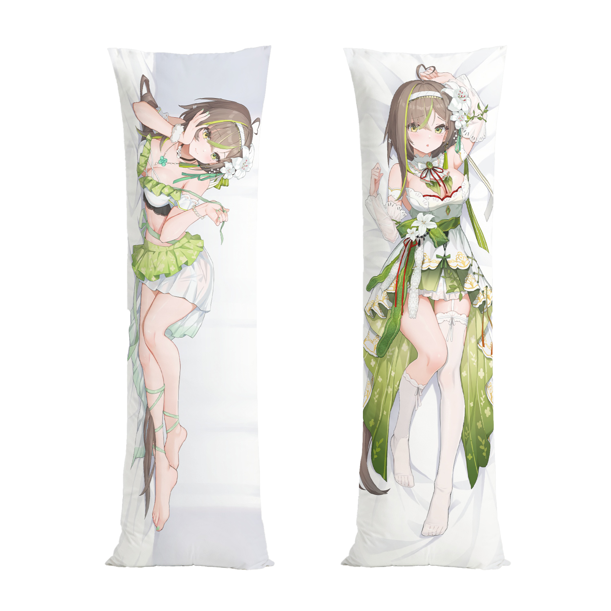 Milky Green Original × Summer Suit × White Battle Suit ver. Remix Dakimakura