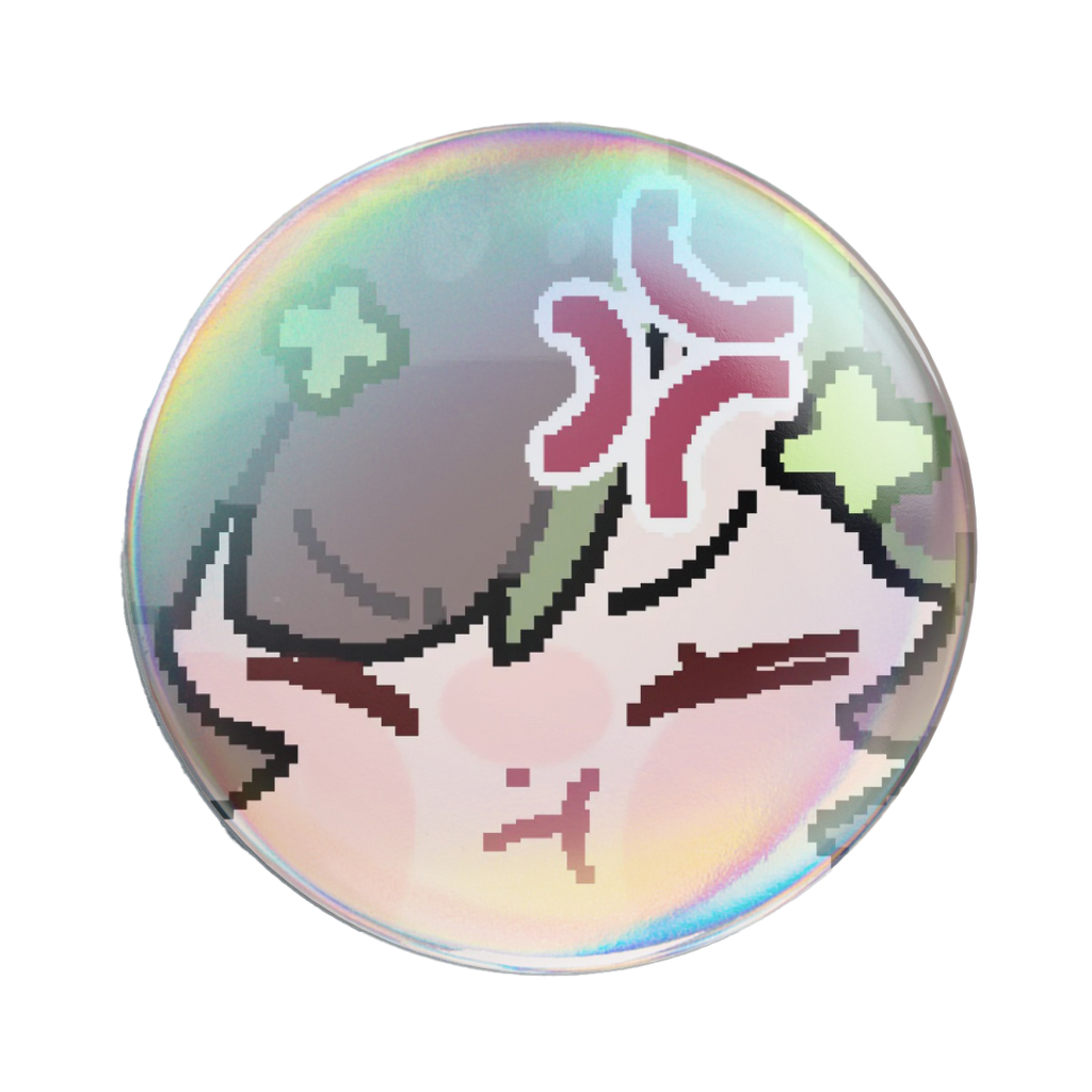 Milky Green 8-Bit YBB Badge