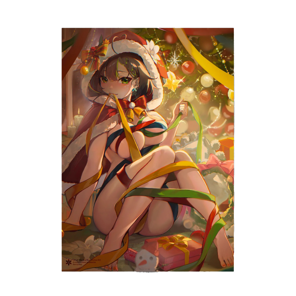 Milky Green Merry Christmas 2023 Poster