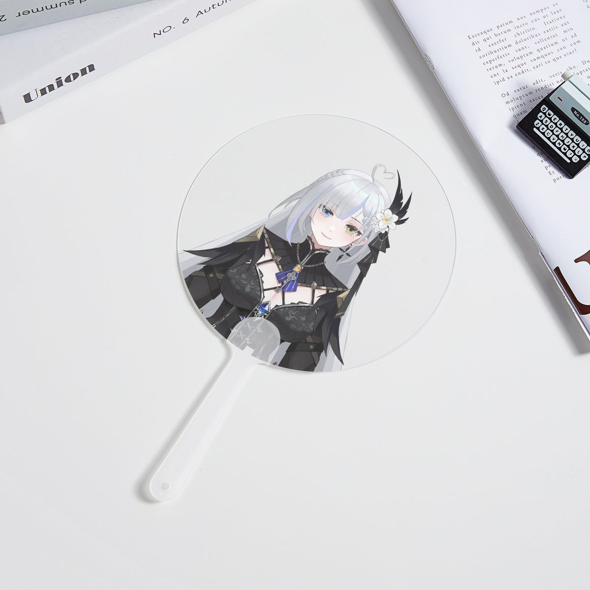 Milky Green Undead of the Night Hand Fan