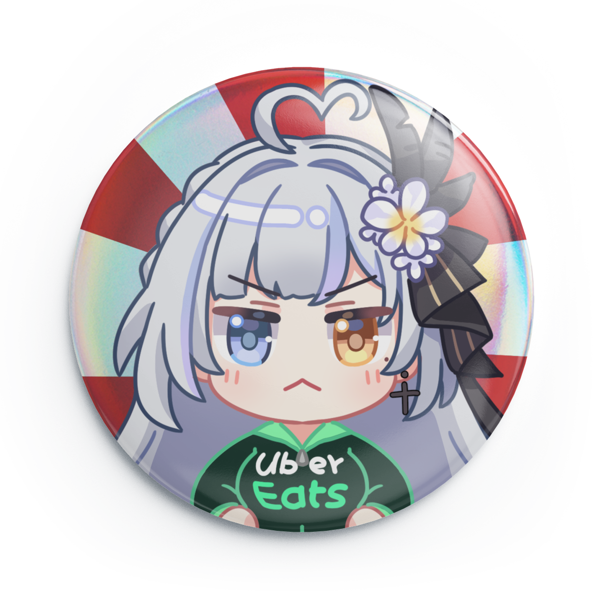 Milky Green Undead of the Night Badge - Delivery Pack