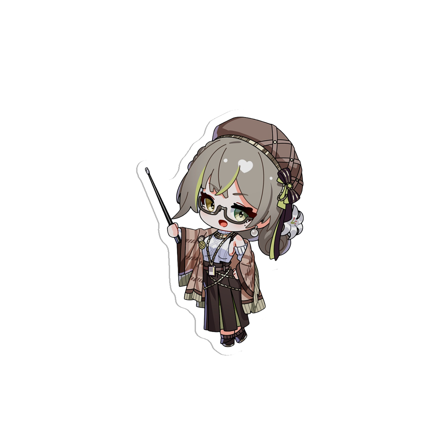 Milky Green Spring/Fall Suit “Travel with Me” Acrylic Stick