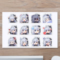 Milky Green Undead of the Night Stickers