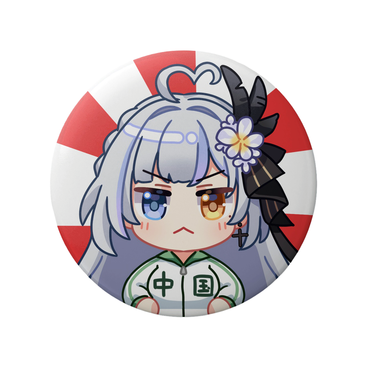Milky Green Undead of the Night Mega Badge (Shield Version)