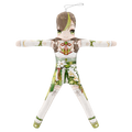 Milky Green Rat Jerky Doll
