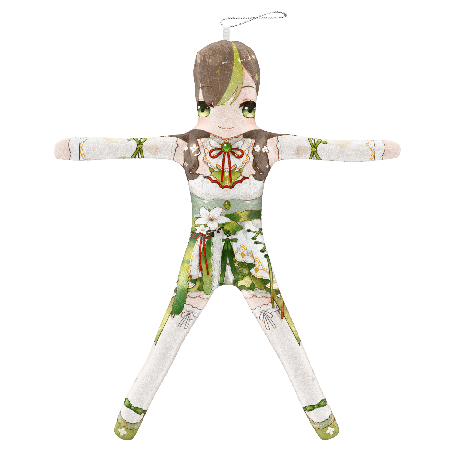 Milky Green Rat Jerky Doll