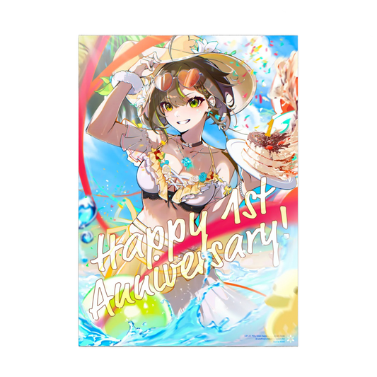 Milky Green Happy 1st Anniversary Bikini Poster (US)