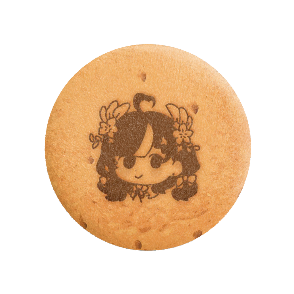 Milky Green “Cookie☆” Fluffy Badge
