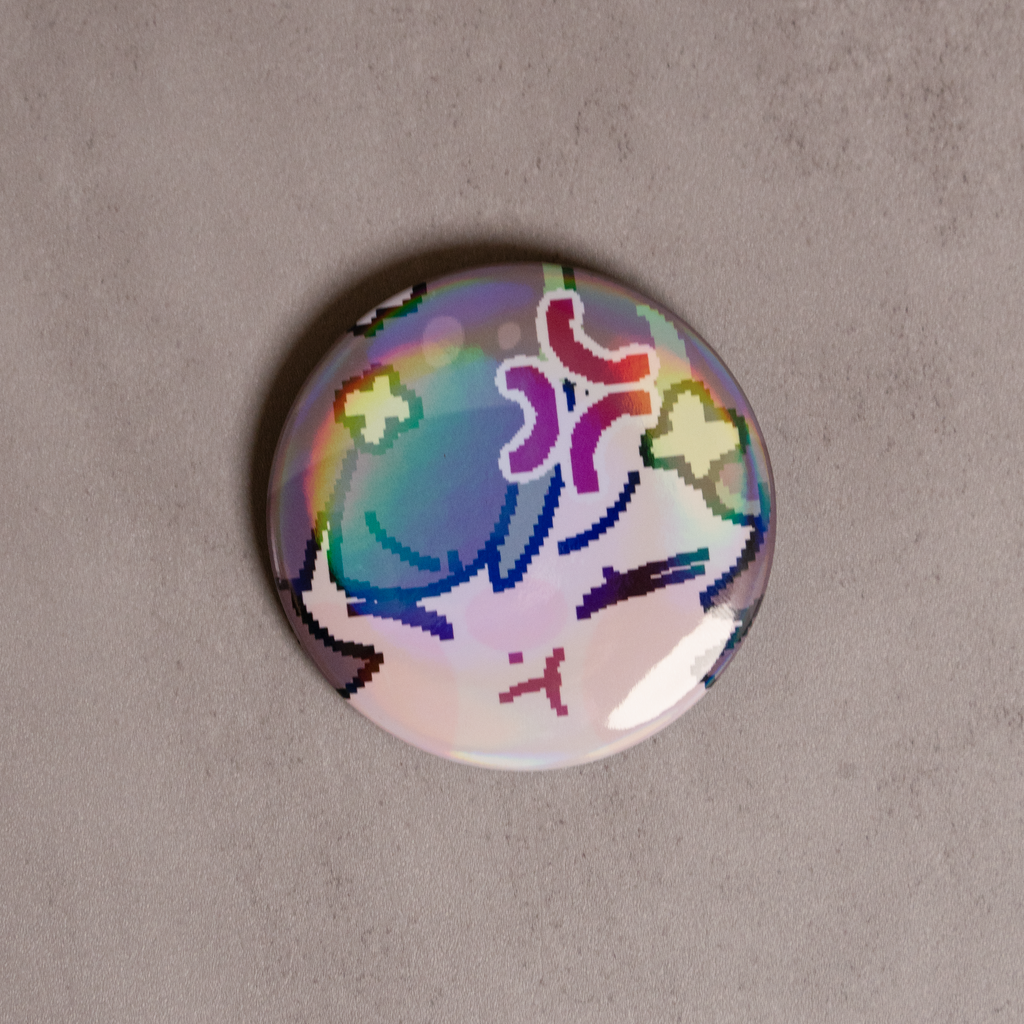 Milky Green 8-Bit YBB Badge