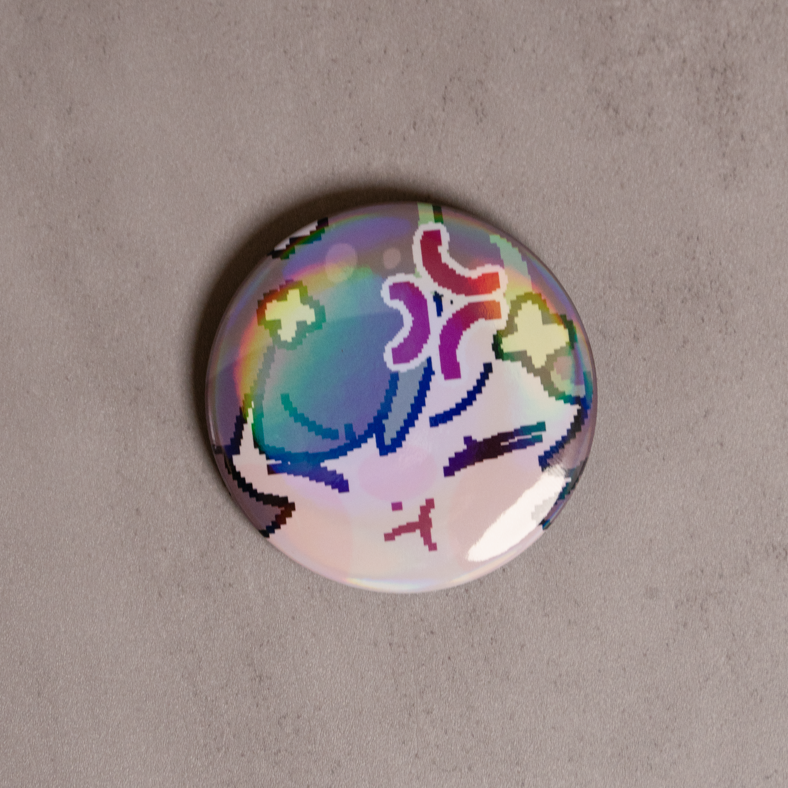 Milky Green 8-Bit YBB Badge