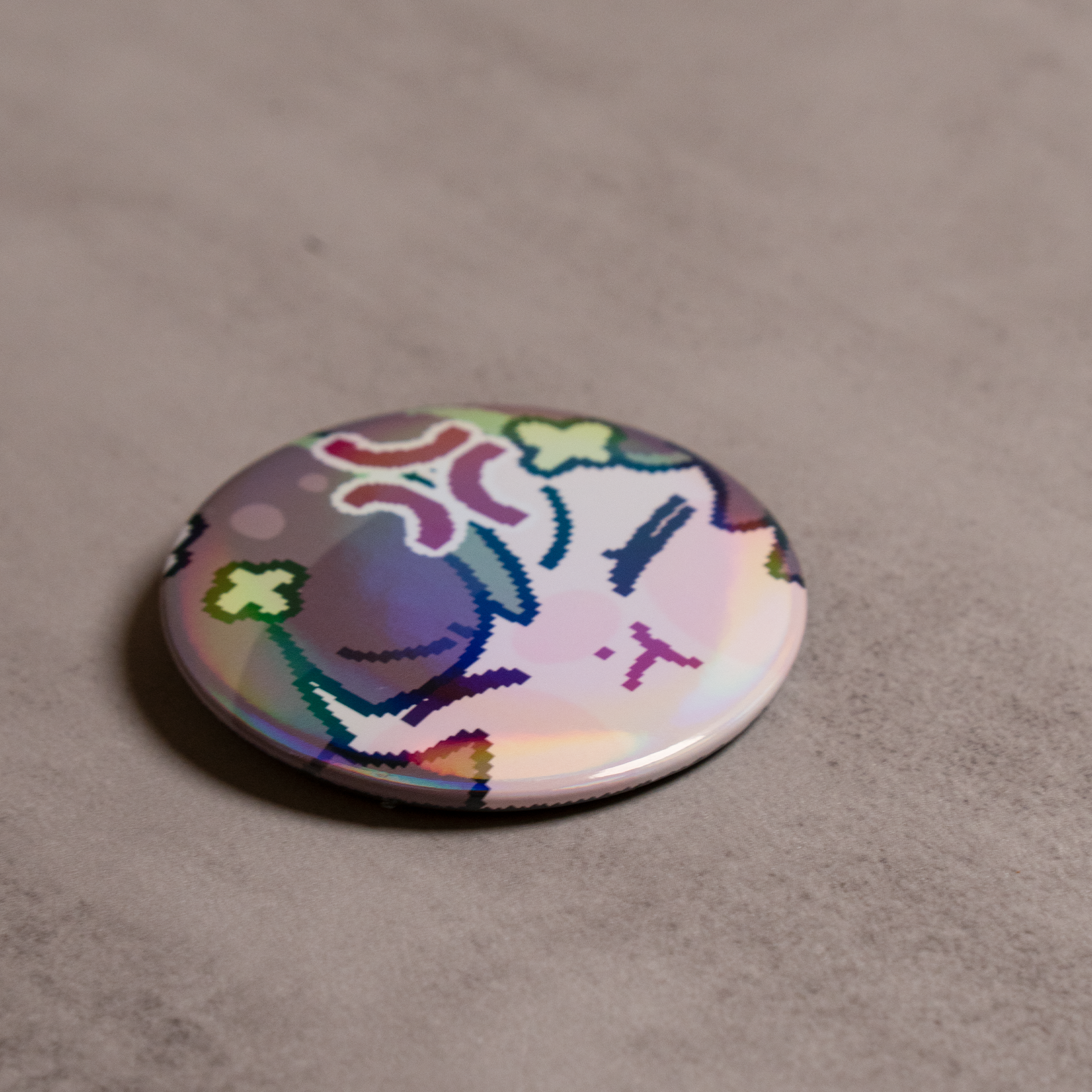 Milky Green 8-Bit YBB Badge