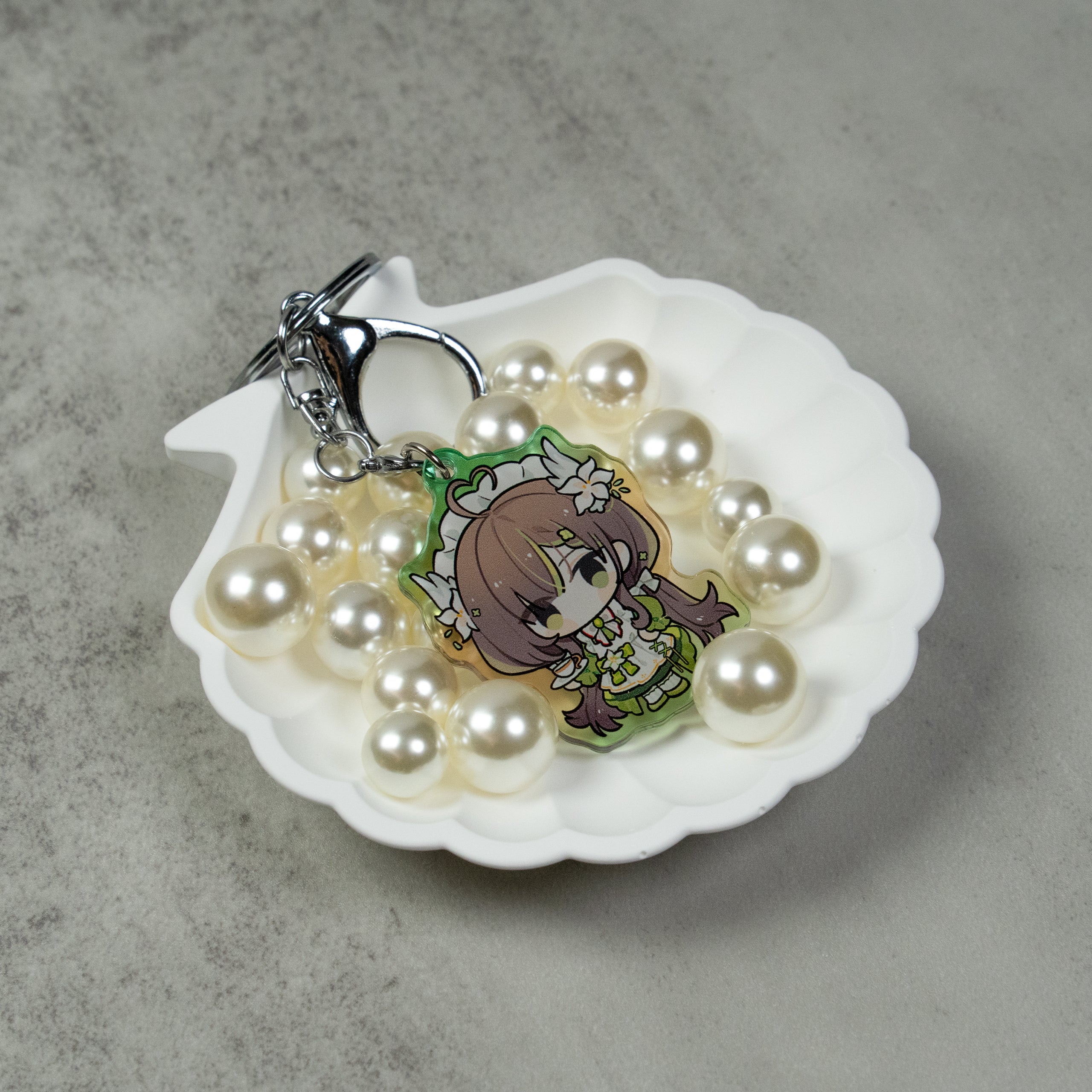 Milky Green Chibi Ver. Keychain Pendant