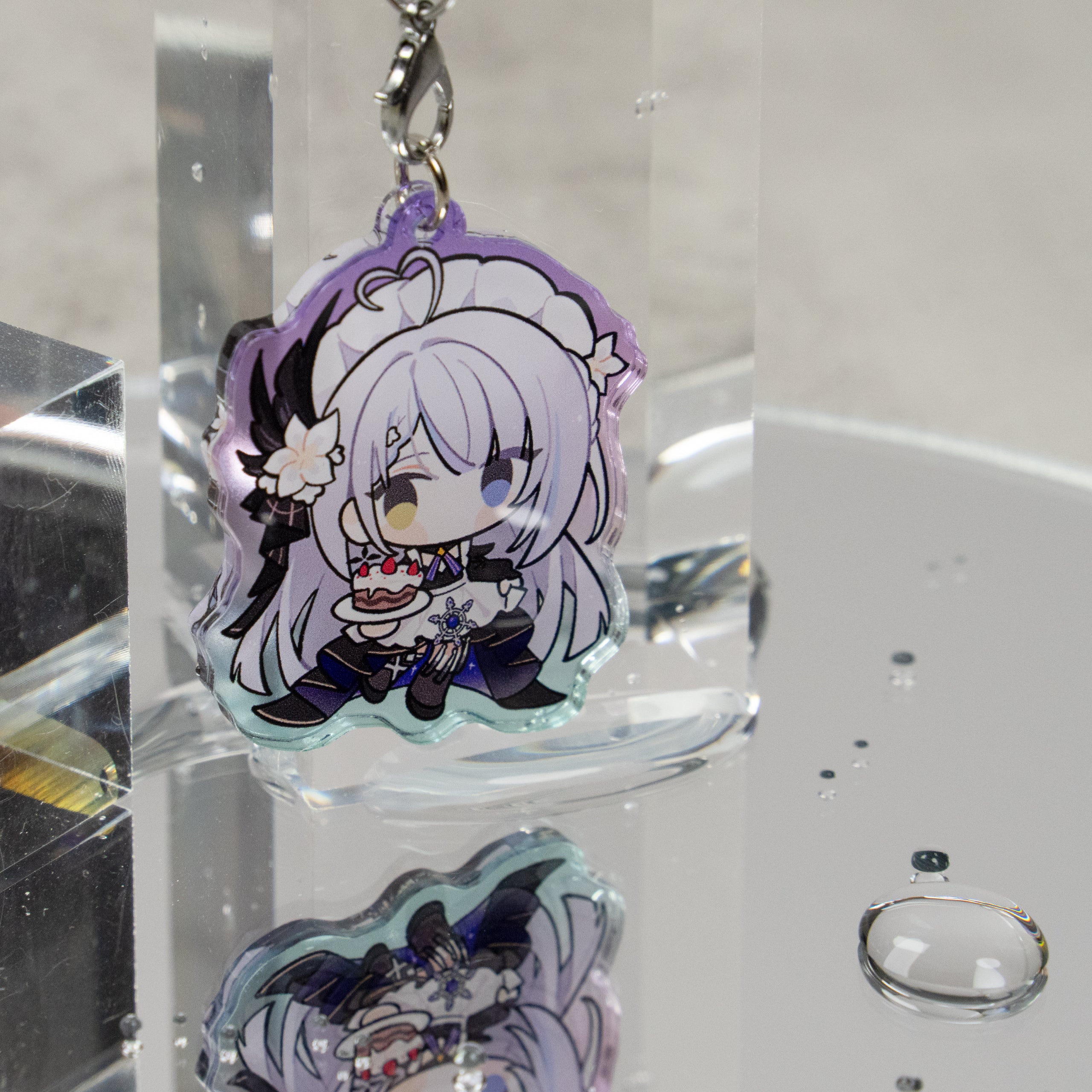 ミルキーグリーン 夜のアンデッド ちびver.キーホルダーペンダント