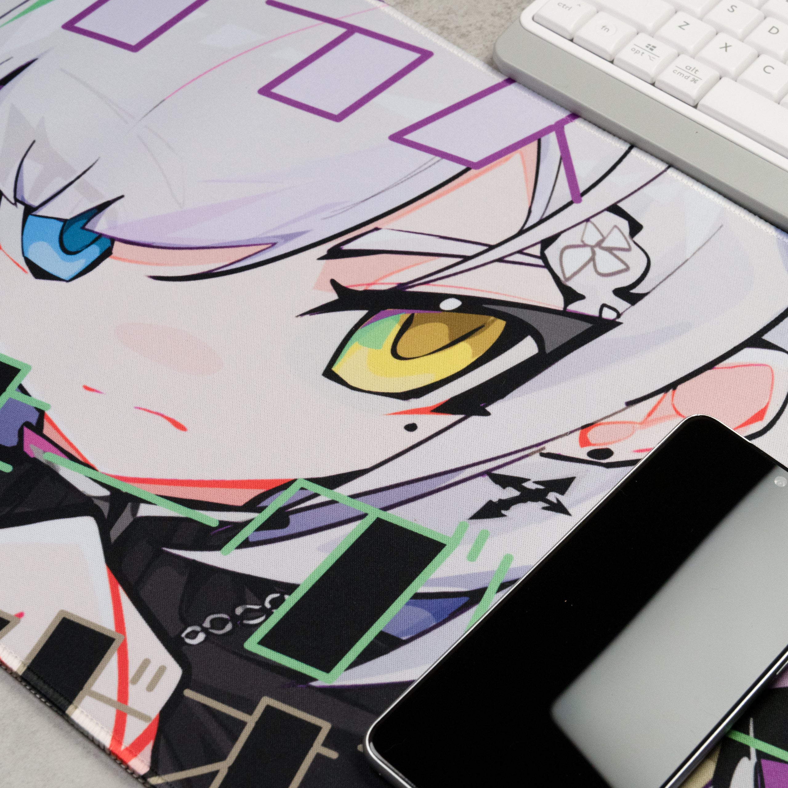 Milky Green Undead of the Night Mouse Pad (Medium)