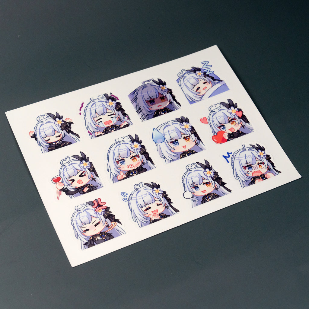 Milky Green Undead of the Night Stickers