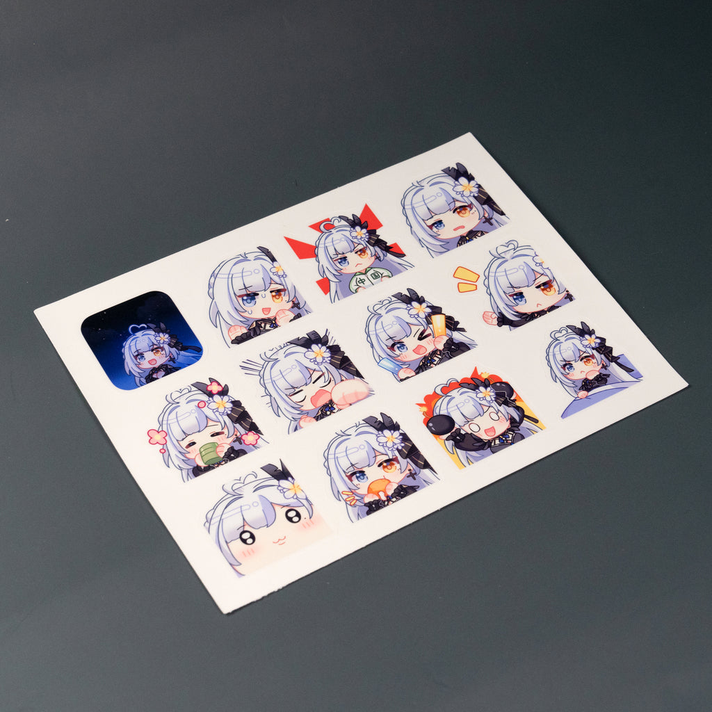 Milky Green Undead of the Night Stickers