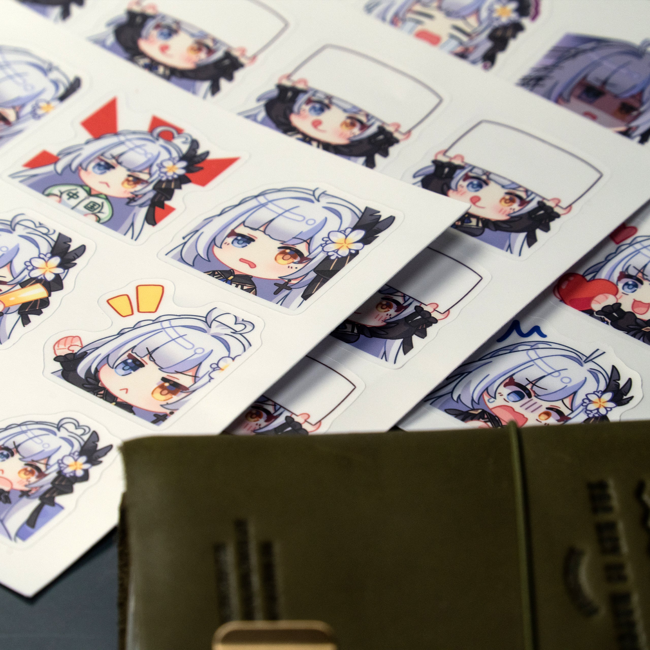 Milky Green Undead of the Night Stickers