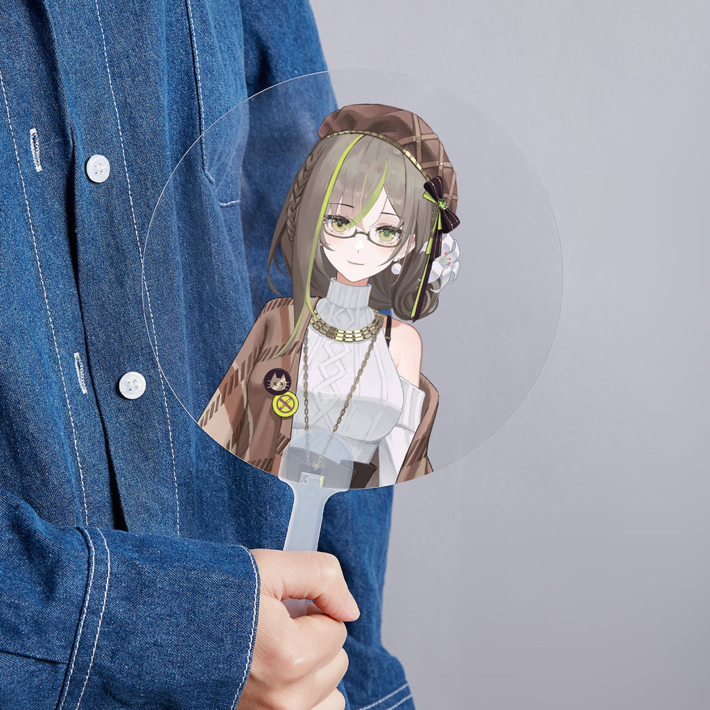 Milky Green Spring/Fall Suit Fan