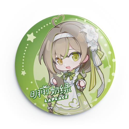 Milky Green March Monster Parody Badge v2.1