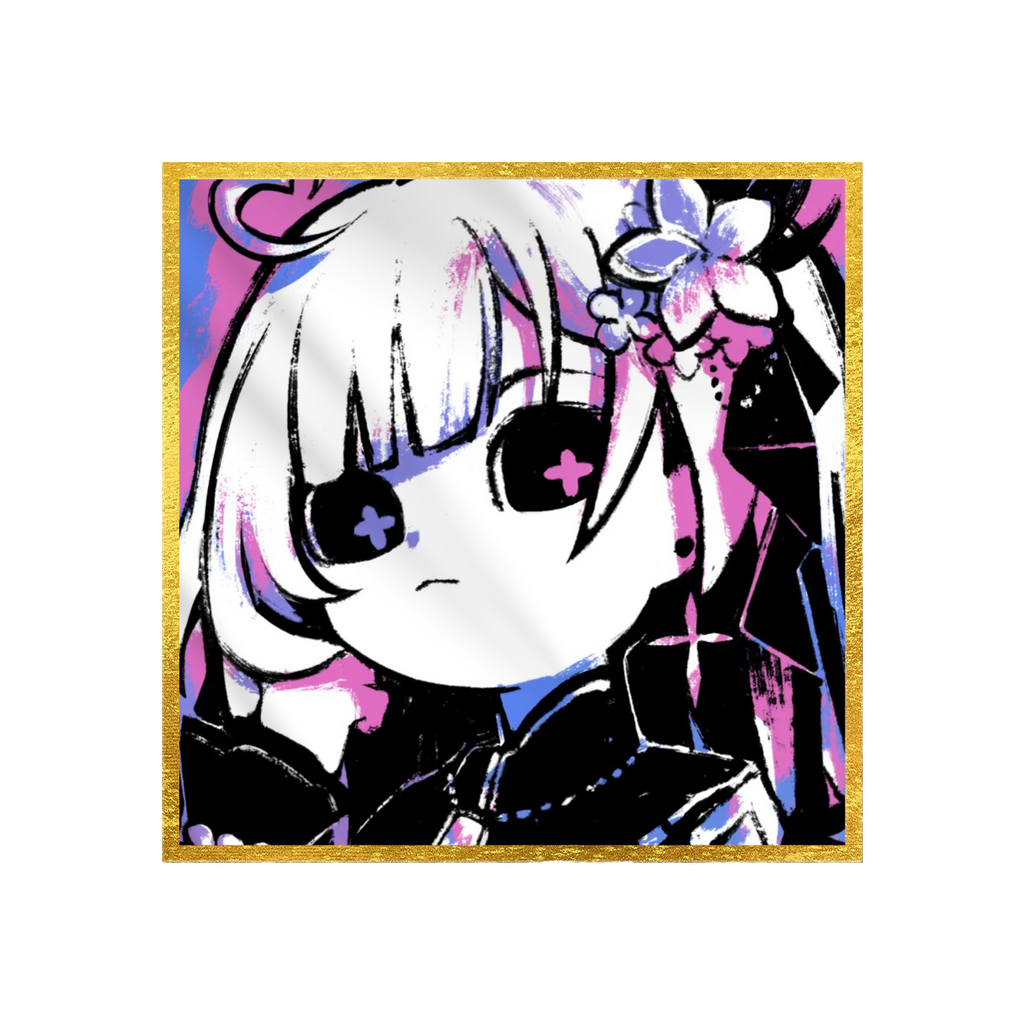 Milky Green Undead of the Night Chibi Ver. Unsigned Shikishi