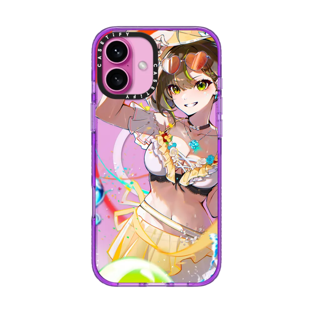 CASETiFY × Milky Green Happy 1st Anniversary iPhone Case