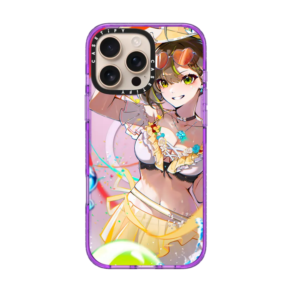 CASETiFY × Milky Green Happy 1st Anniversary iPhone Case