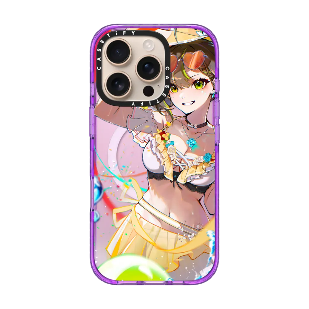 CASETiFY × Milky Green Happy 1st Anniversary iPhone Case