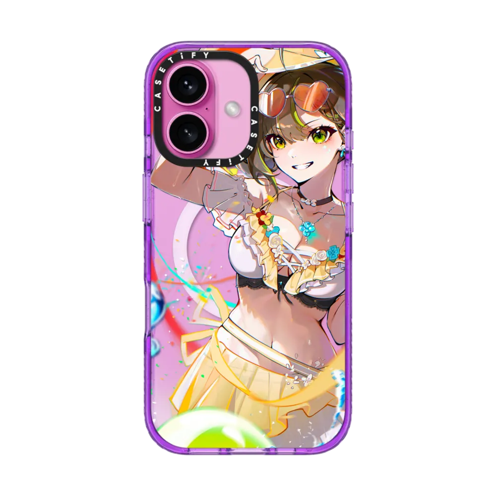 CASETiFY × Milky Green Happy 1st Anniversary iPhone Case