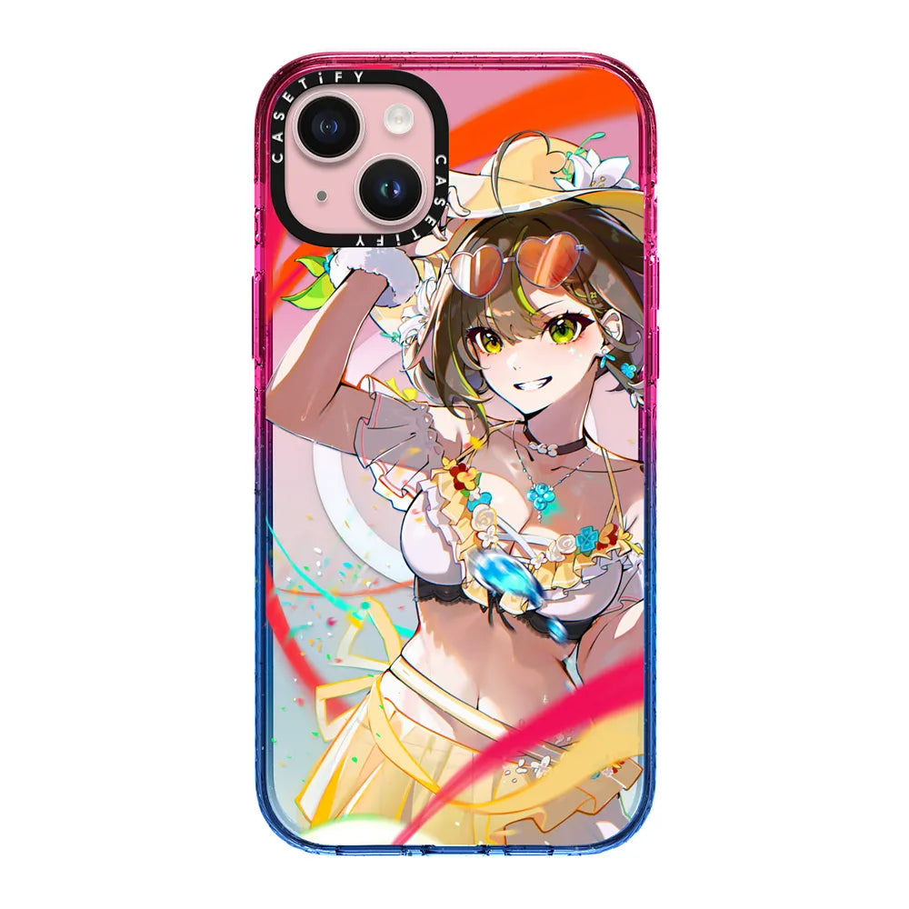 CASETiFY × Milky Green Happy 1st Anniversary iPhone Case