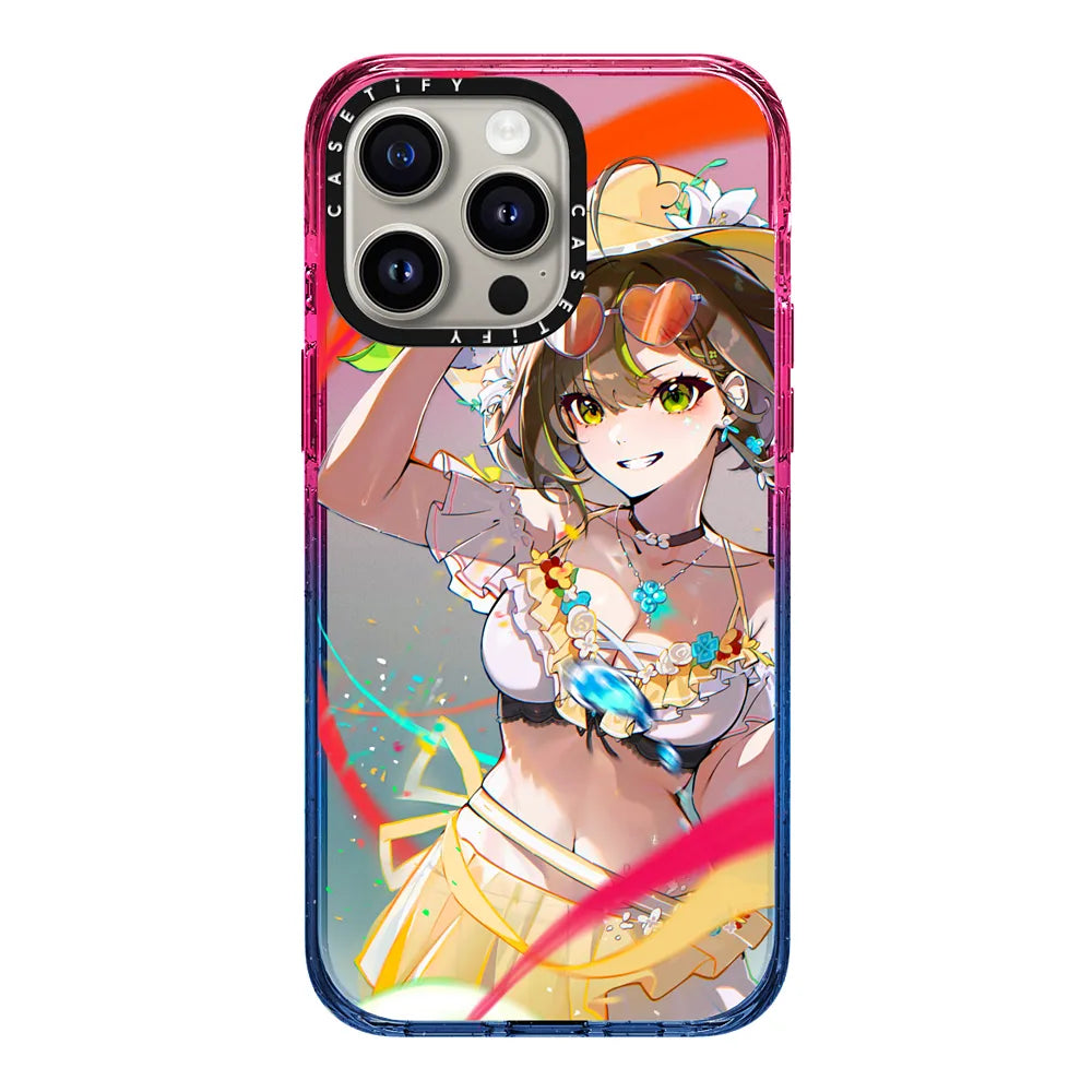 CASETiFY × Milky Green Happy 1st Anniversary iPhone Case