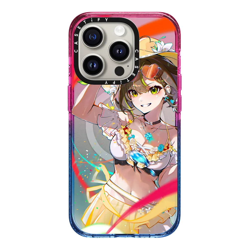 CASETiFY × Milky Green Happy 1st Anniversary iPhone Case