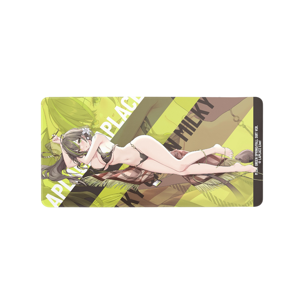 Milky Green Spring/Fall Suit Mouse Pad