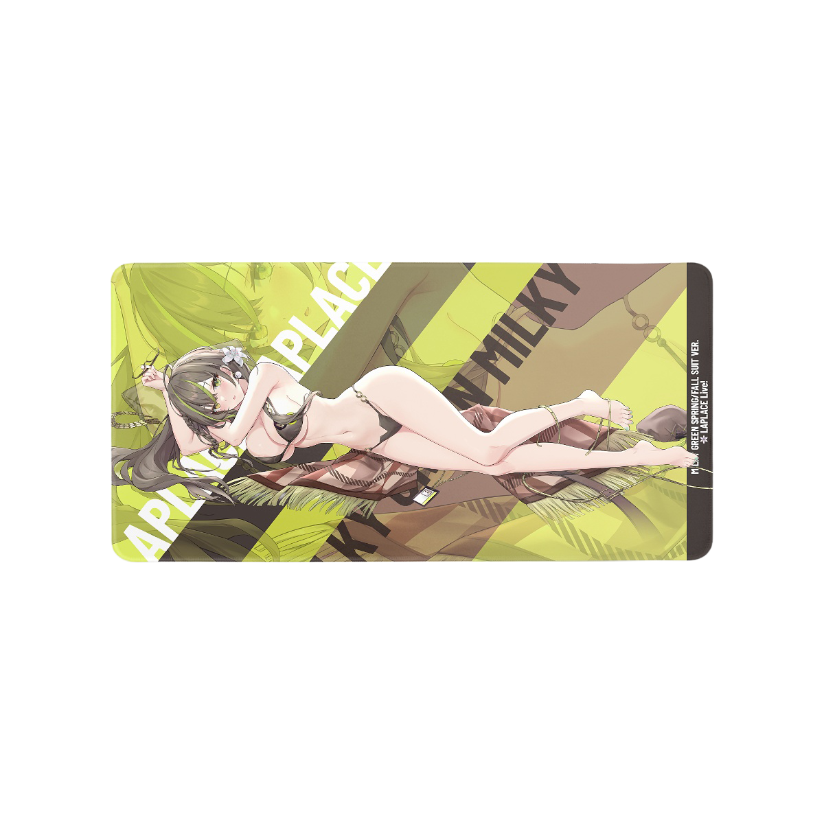 Milky Green Spring/Fall Suit Mouse Pad
