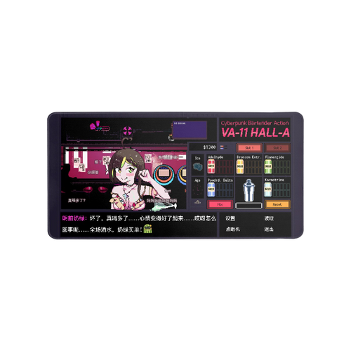 Milky Green VA-11 Hall-A Mouse Pad (Medium, US)