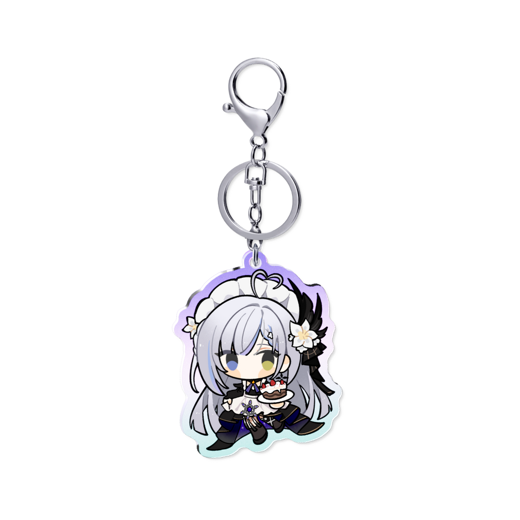 ミルキーグリーン 夜のアンデッド ちびver.キーホルダーペンダント