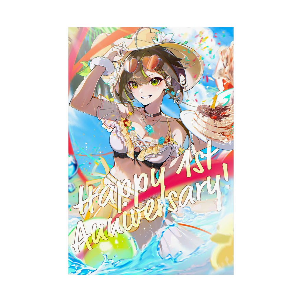 Milky Green Happy 1st Anniversary Bikini Poster (US)