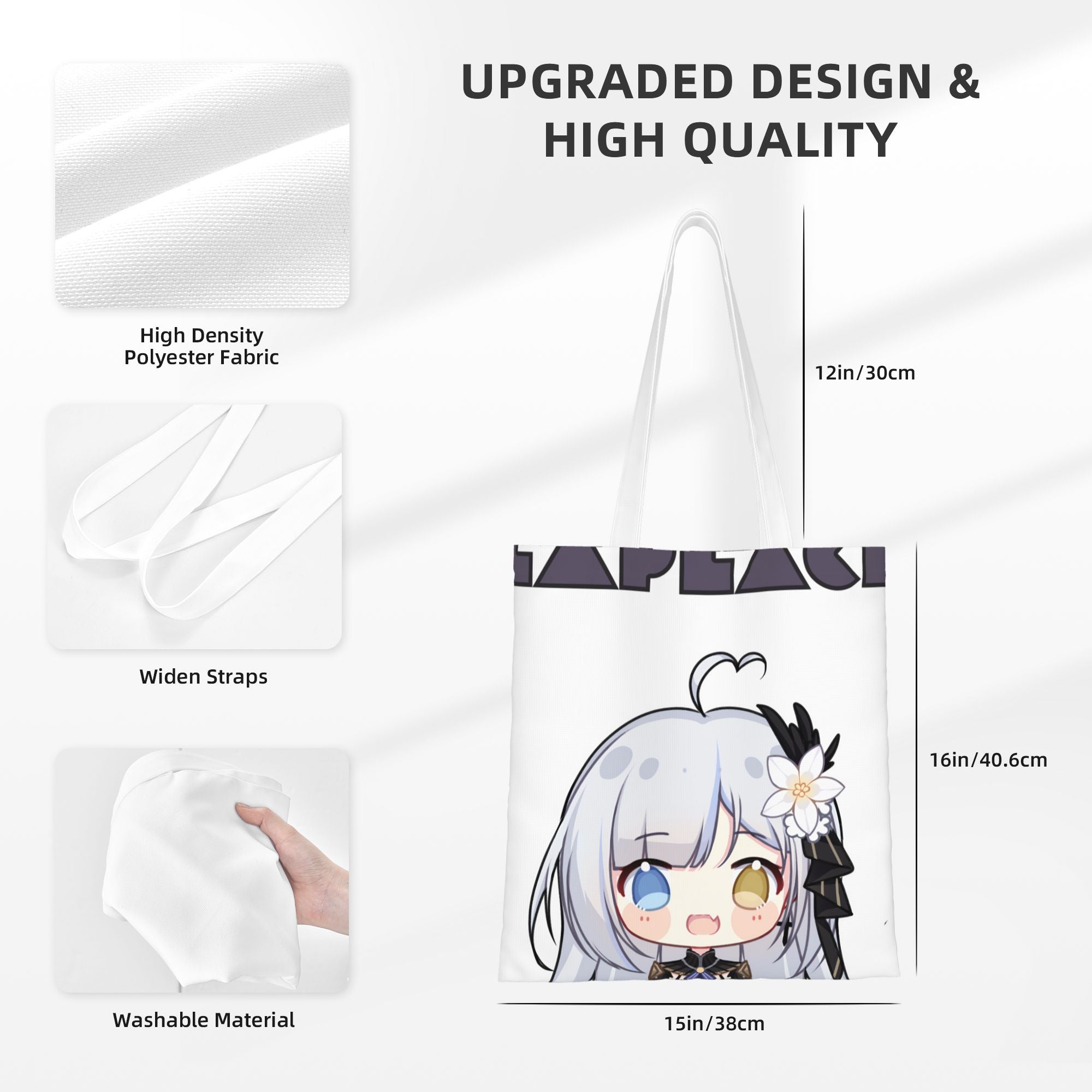 Milky Green Undead of the Night Chibi Ver. Tote Bag