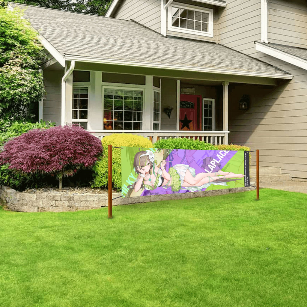 ミルキーグリーン オリジナル×サマースーツ×ホワイトバトルスーツ ver. リミックス パーティーバナー