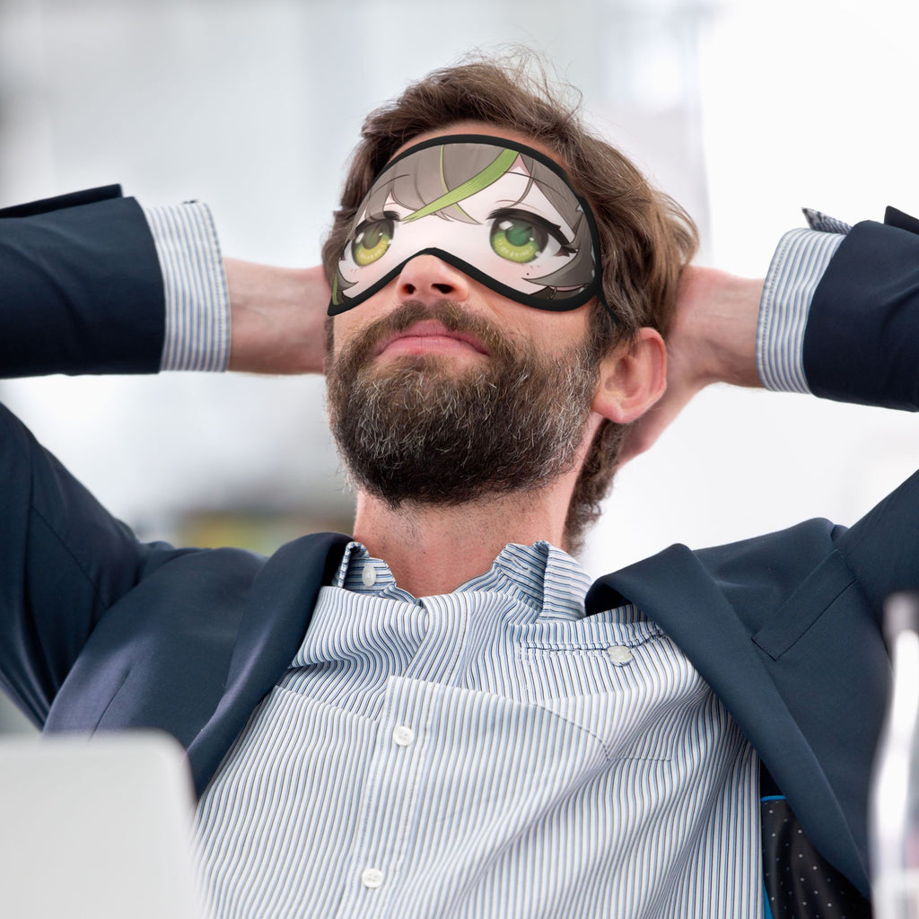 Milky Green White Battle Suit Chibi Ver. Eye Mask