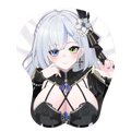 Milky Green Undead of the Night 3D Mouse Pad