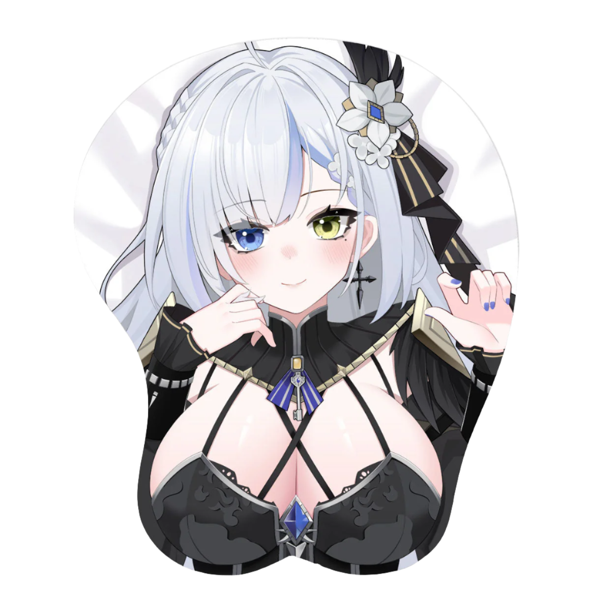 Milky Green Undead of the Night 3D Mouse Pad