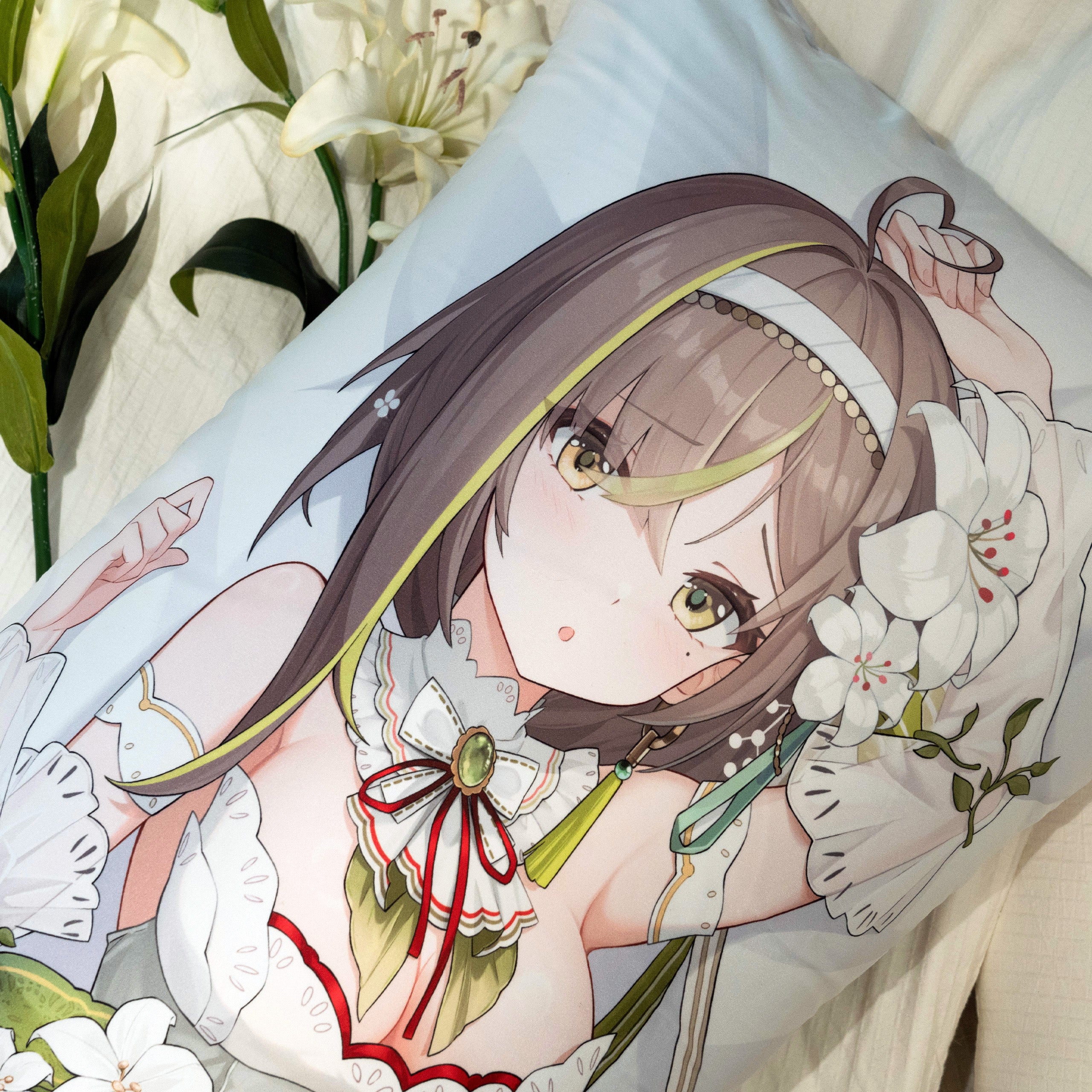 Milky Green Original × Summer Suit × White Battle Suit ver. Remix Dakimakura