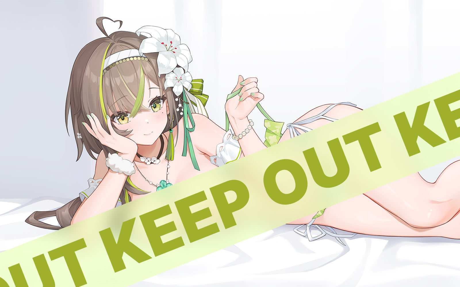 Milky Green Original × Summer Suit × White Battle Suit ver. Remix Dakimakura