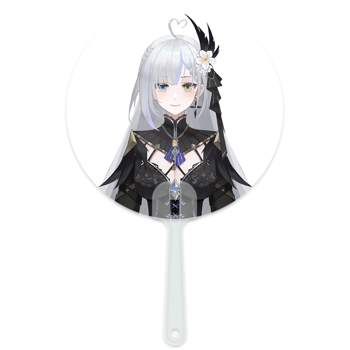 Milky Green Undead of the Night Hand Fan