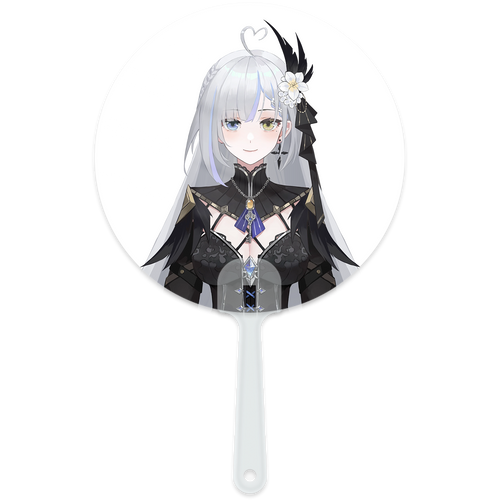 Milky Green Undead of the Night Hand Fan