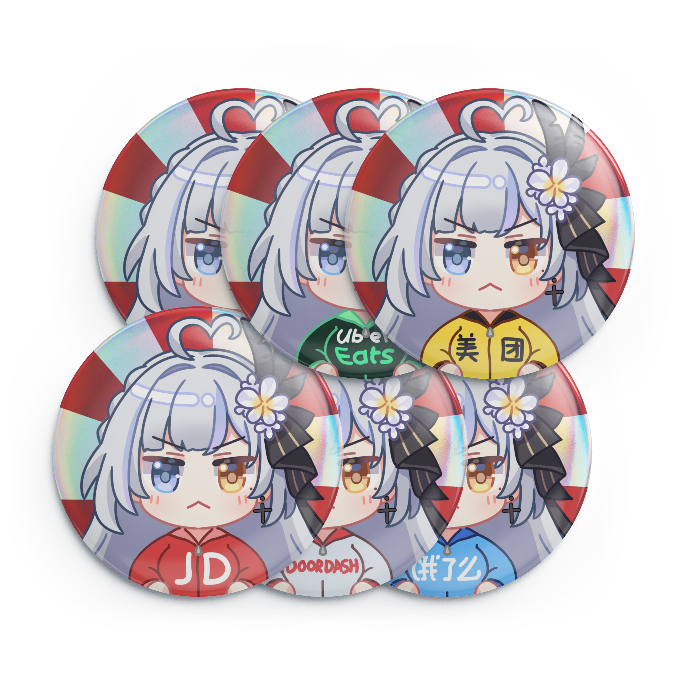 Milky Green Undead of the Night Badge - Delivery Pack