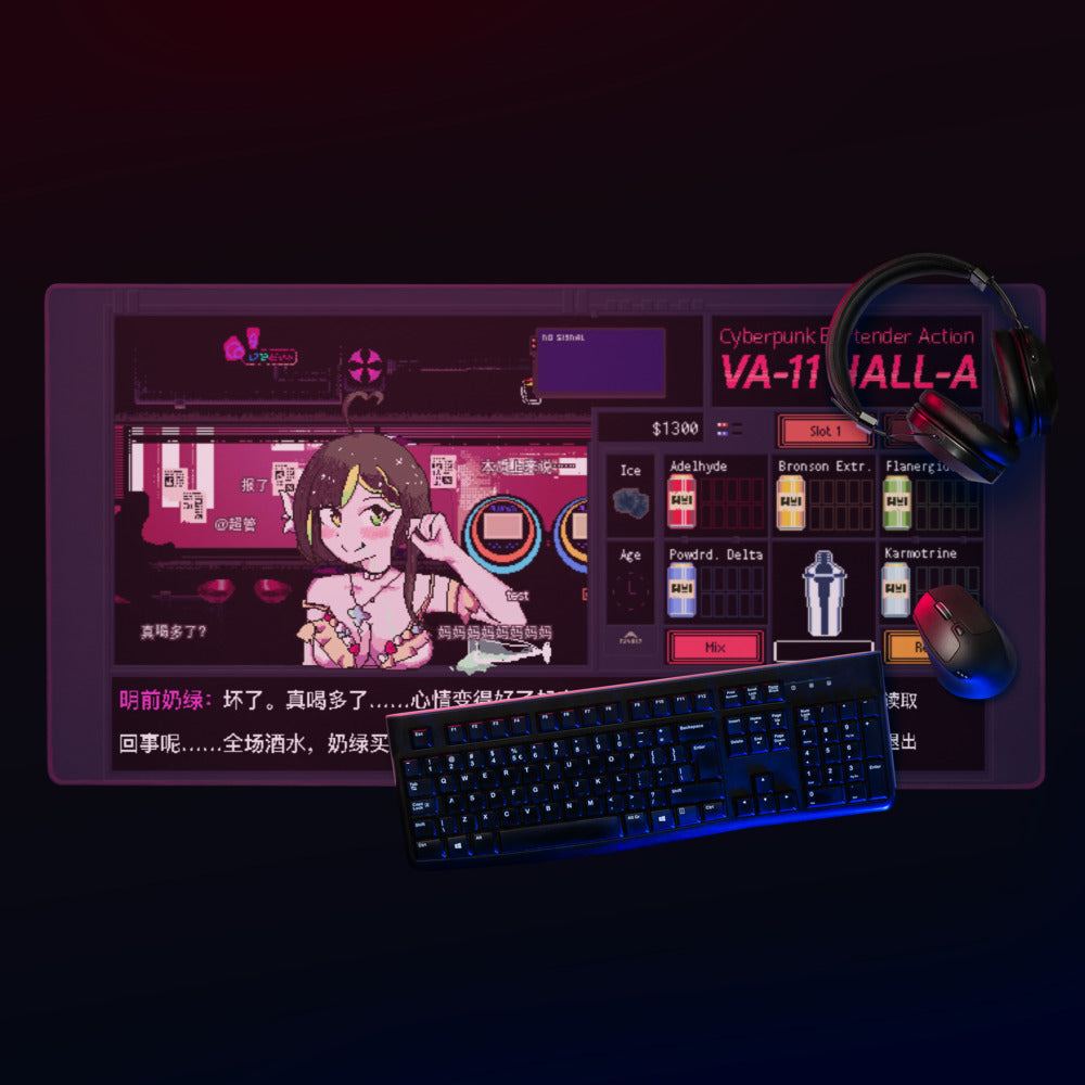 Milky Green VA-11 Hall-A Mouse Pad (Medium, US)