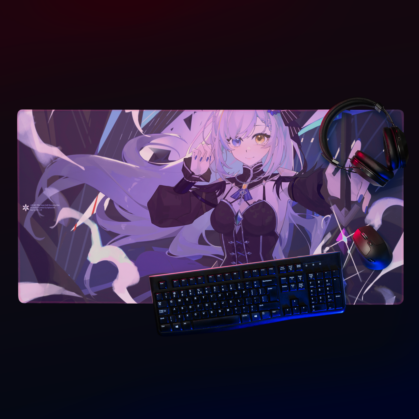 Milky Green Undead of the Night - Reconstruction Mouse Pad (Large, USA)