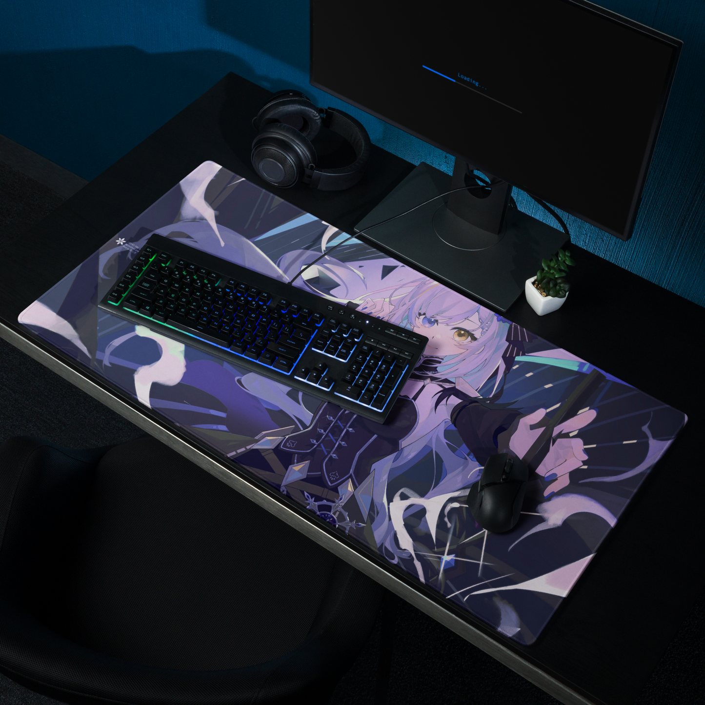 Milky Green Undead of the Night - Reconstruction Mouse Pad (Large, USA)